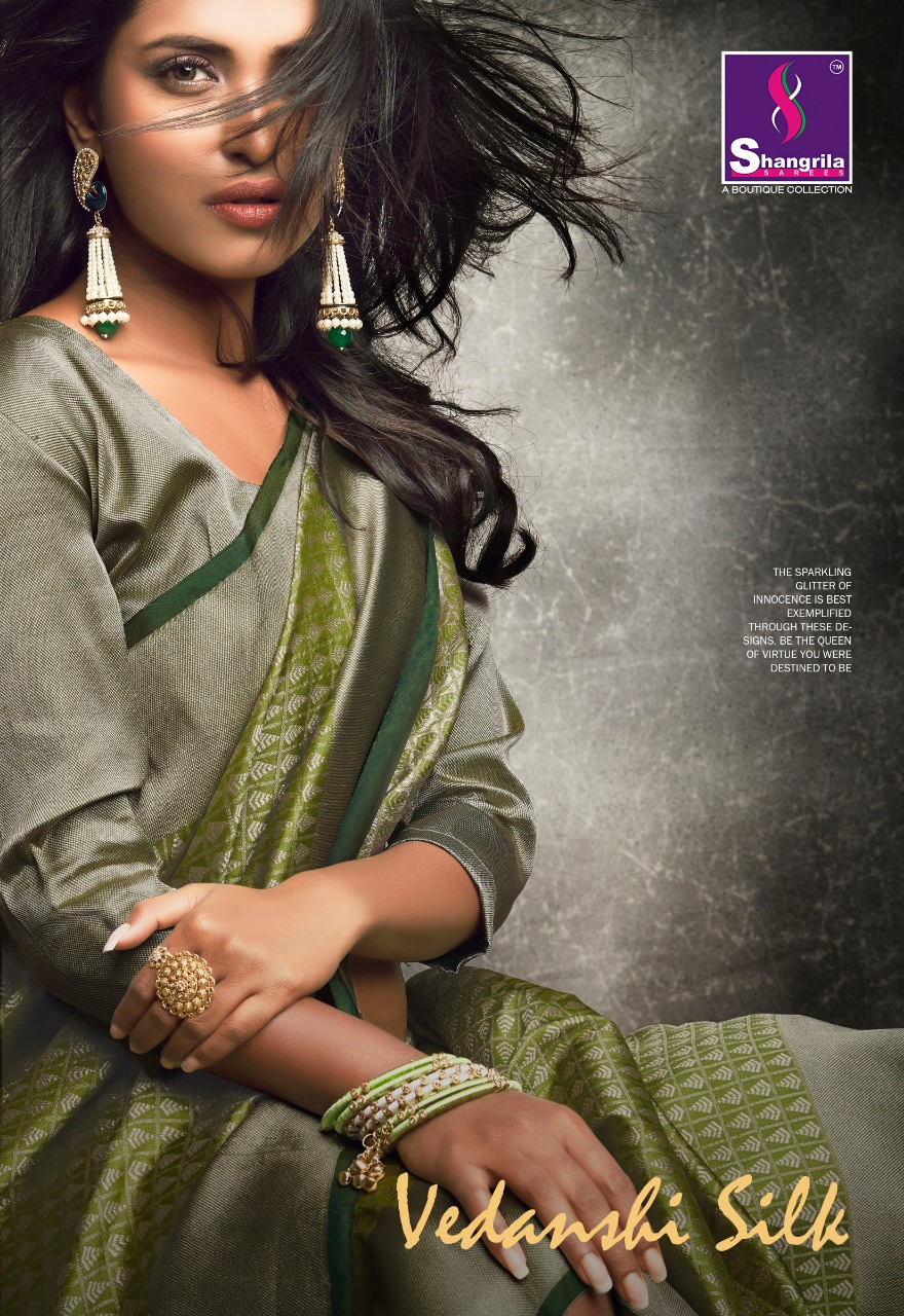 Vedanshi Silk By Shangrila Wedding Sarees Catalogue
