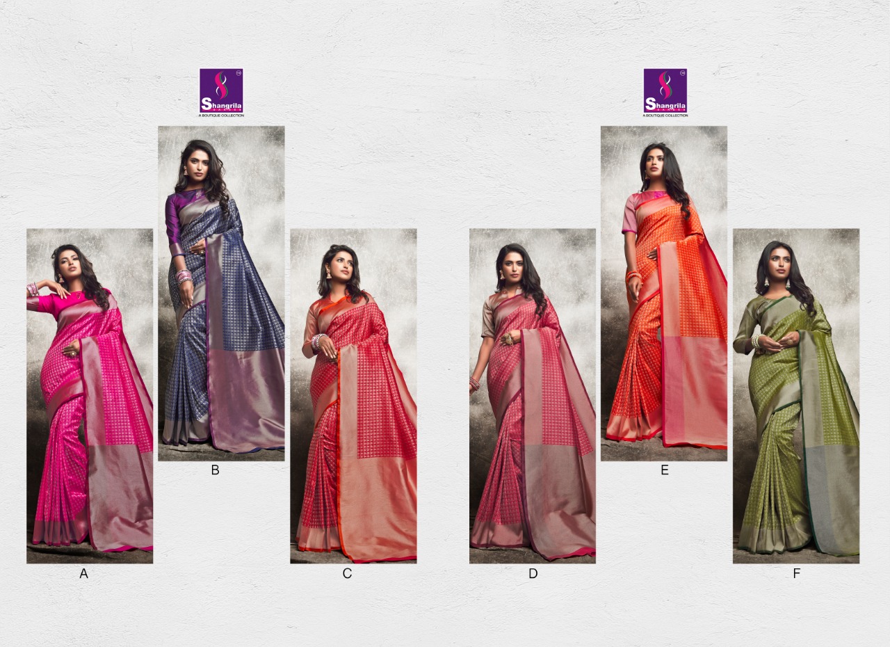 Vedanshi Silk By Shangrila Wedding Sarees Catalogue