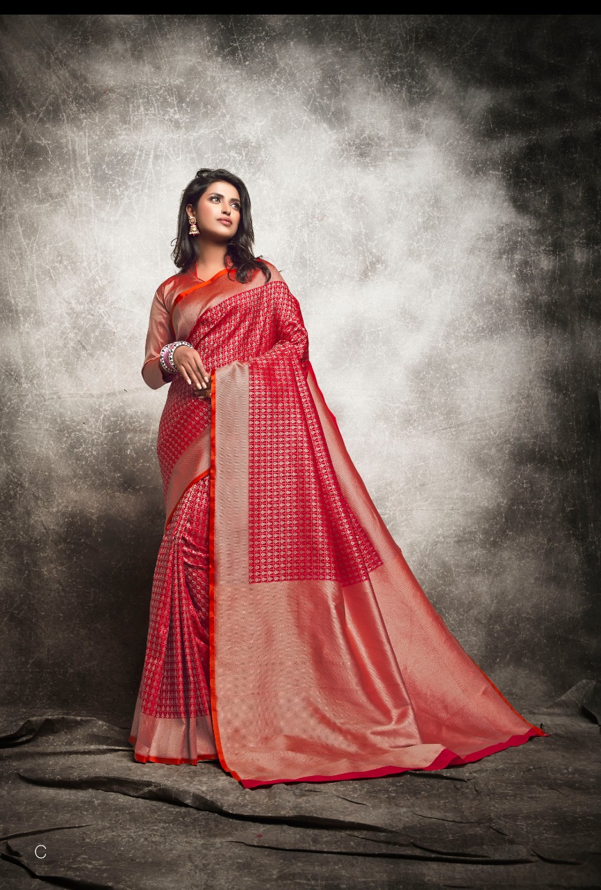 Vedanshi Silk By Shangrila Wedding Sarees Catalogue