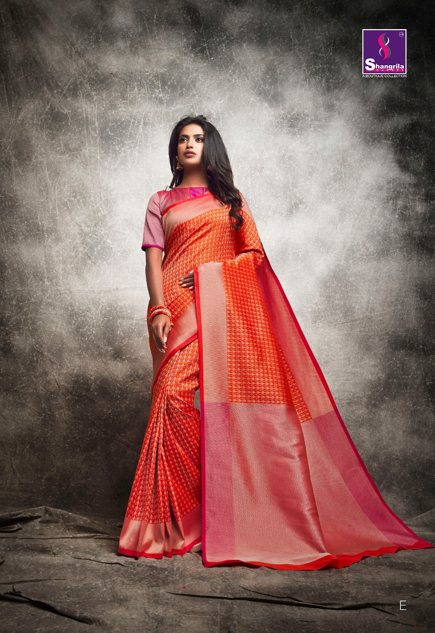 Vedanshi Silk By Shangrila Wedding Sarees Catalogue