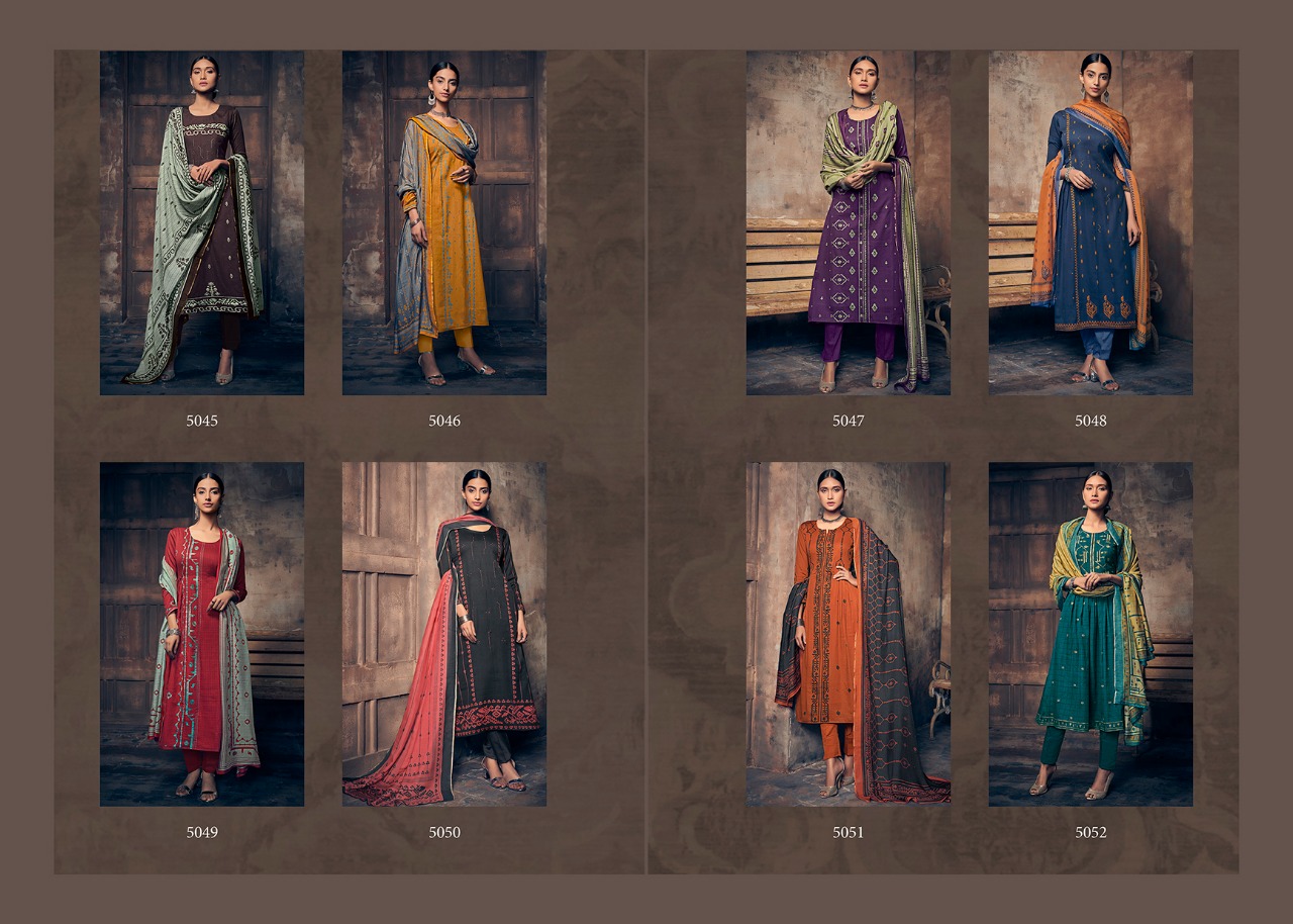 Graces Of Tradition By Verona Designer Dress Materials Ctalogue