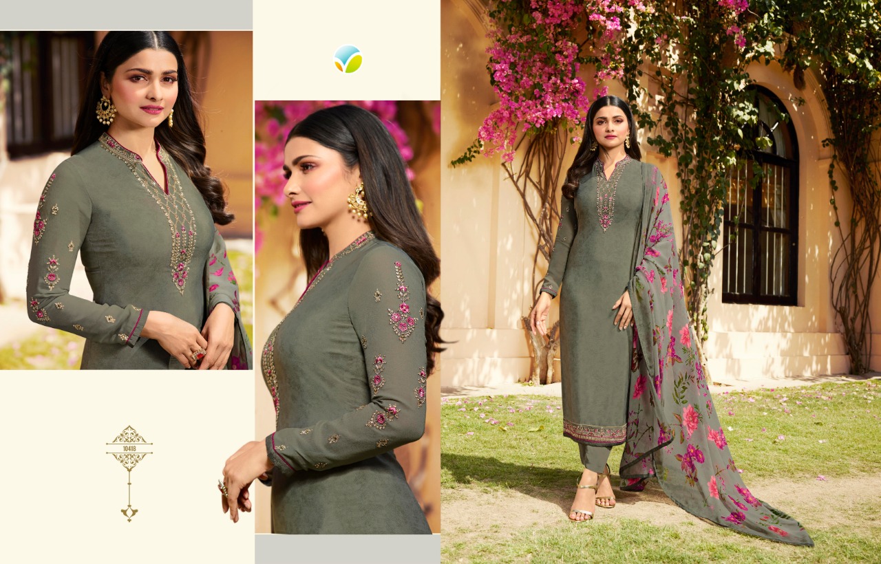 Silkina Royal Crepe 26 By Vinay Fashion Churidar Salwar Kameez Catalogue