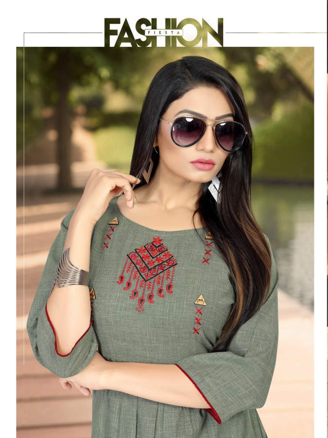 Zelie Vol 2 By Sitka Fashion Embroidery Work Kurtis Catalogue