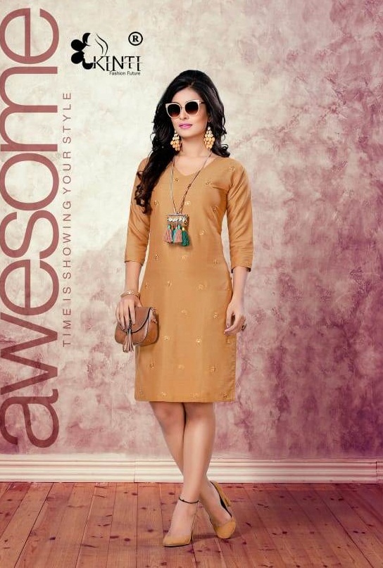 Mirror Kinti Printed Kurtis Catalogue