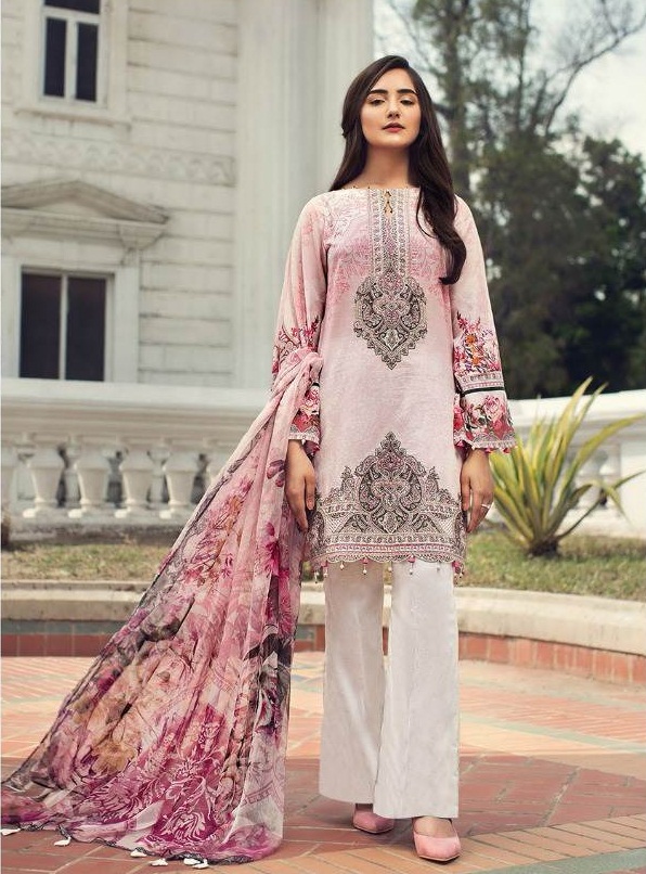 Iris Lawn 2019 Saaniya Pakistani Salwar Suits Catalogue