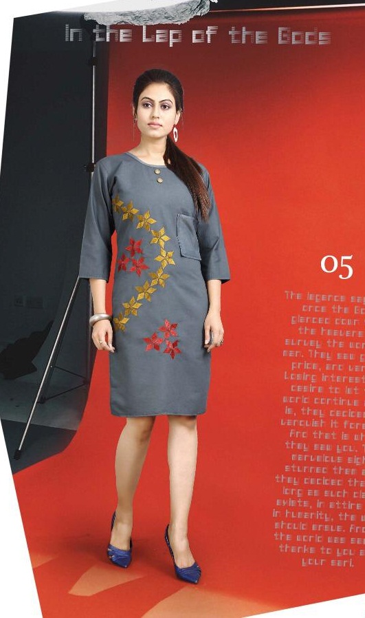 Rung Fashion By Denim Carnival Designer  Kurtis Collection