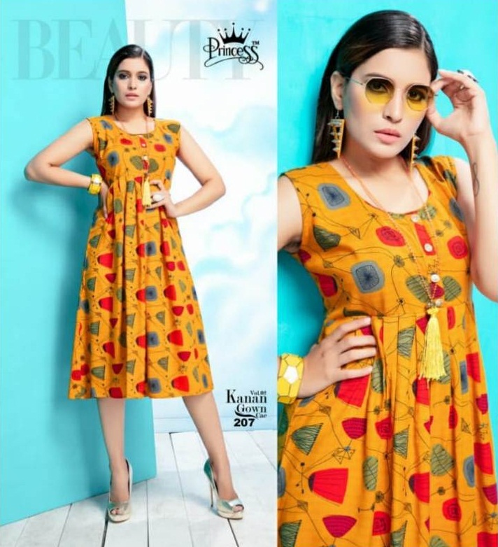 Kanan Vol 2 By Princess Rayon Printed Kurtis Catalogue