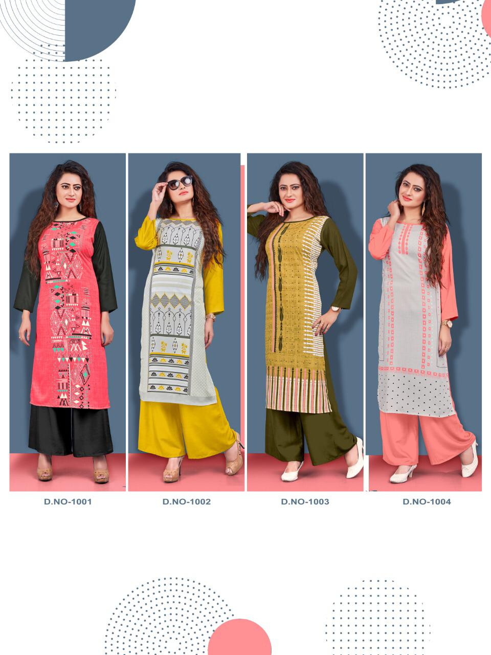 Heritage Vol 5 By 12angel Designer Kurti With Palazzo Catalogue