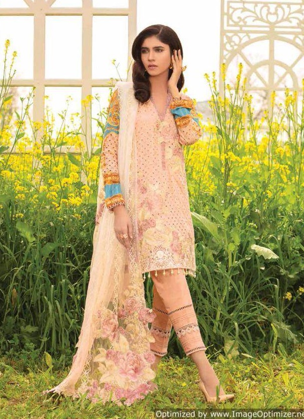 Rangreza Lawn 19 By Saaniya Pakistani Salwar Suit Catalogue