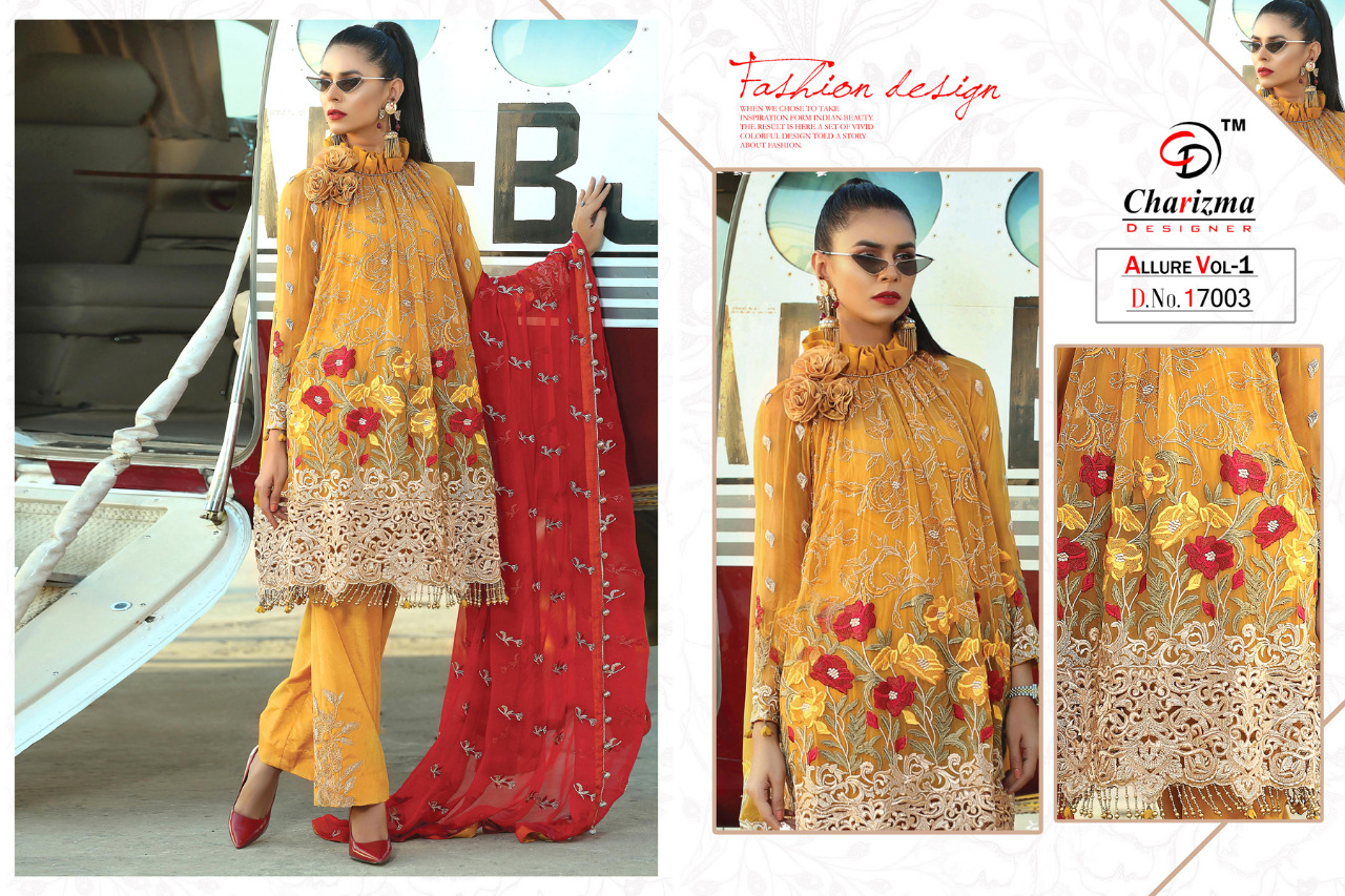 Allure Vol 1 By Charizma Designer Pakistani Salwar Suit Catalogue