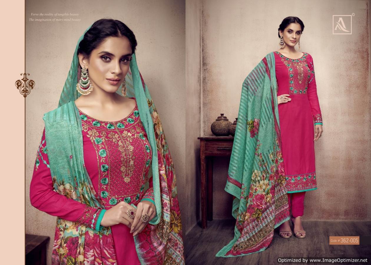 Firdaus Elegant By Alok Suit Churidar Dress Materials Catalogue