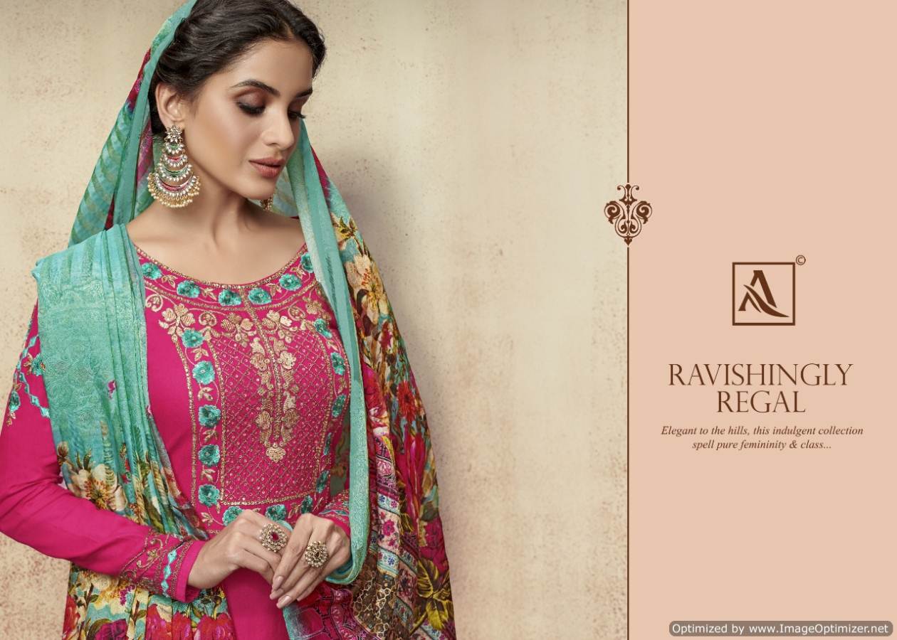 Firdaus Elegant By Alok Suit Churidar Dress Materials Catalogue