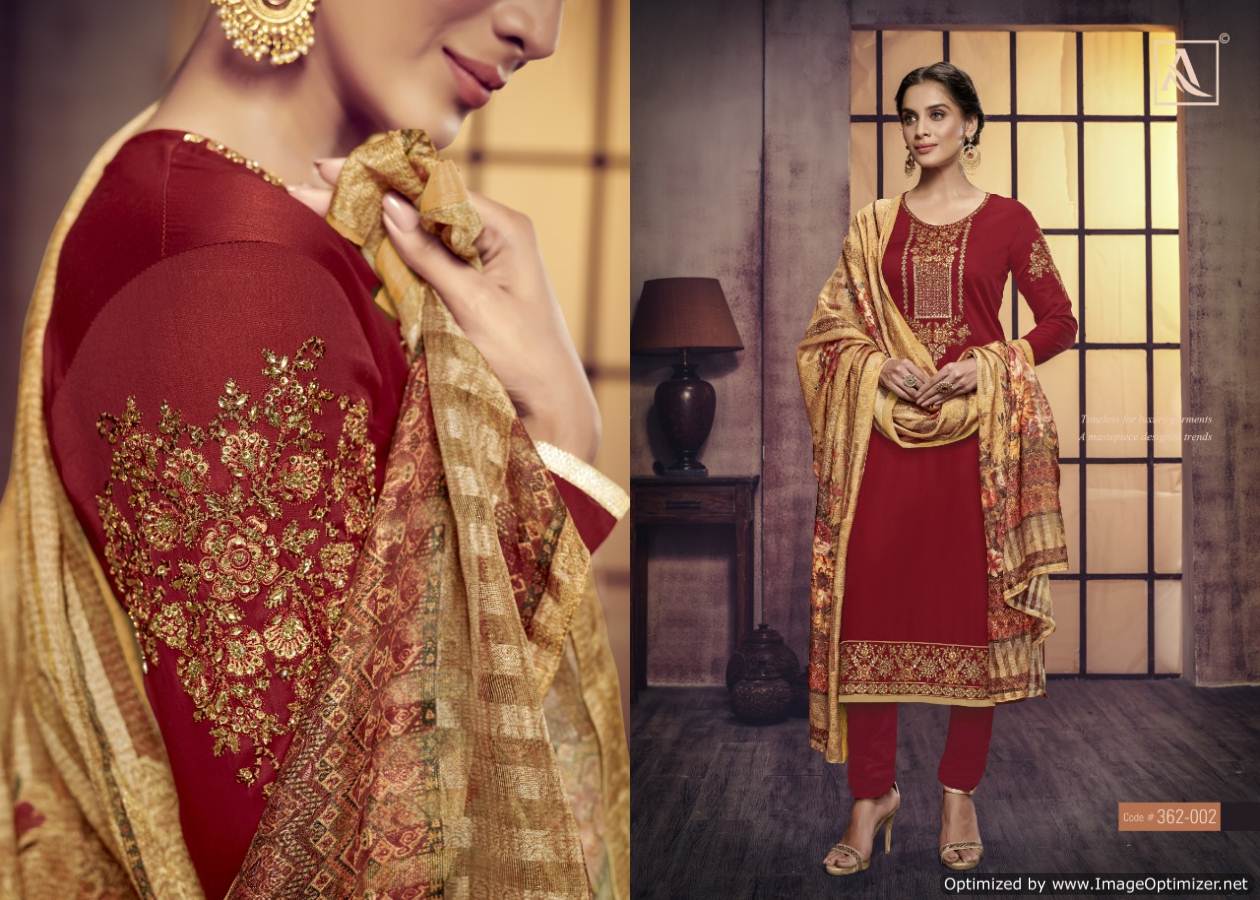 Firdaus Elegant By Alok Suit Churidar Dress Materials Catalogue