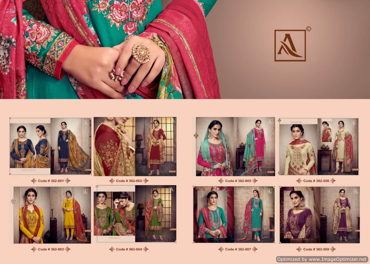 Firdaus Elegant By Alok Suit Churidar Dress Materials Catalogue
