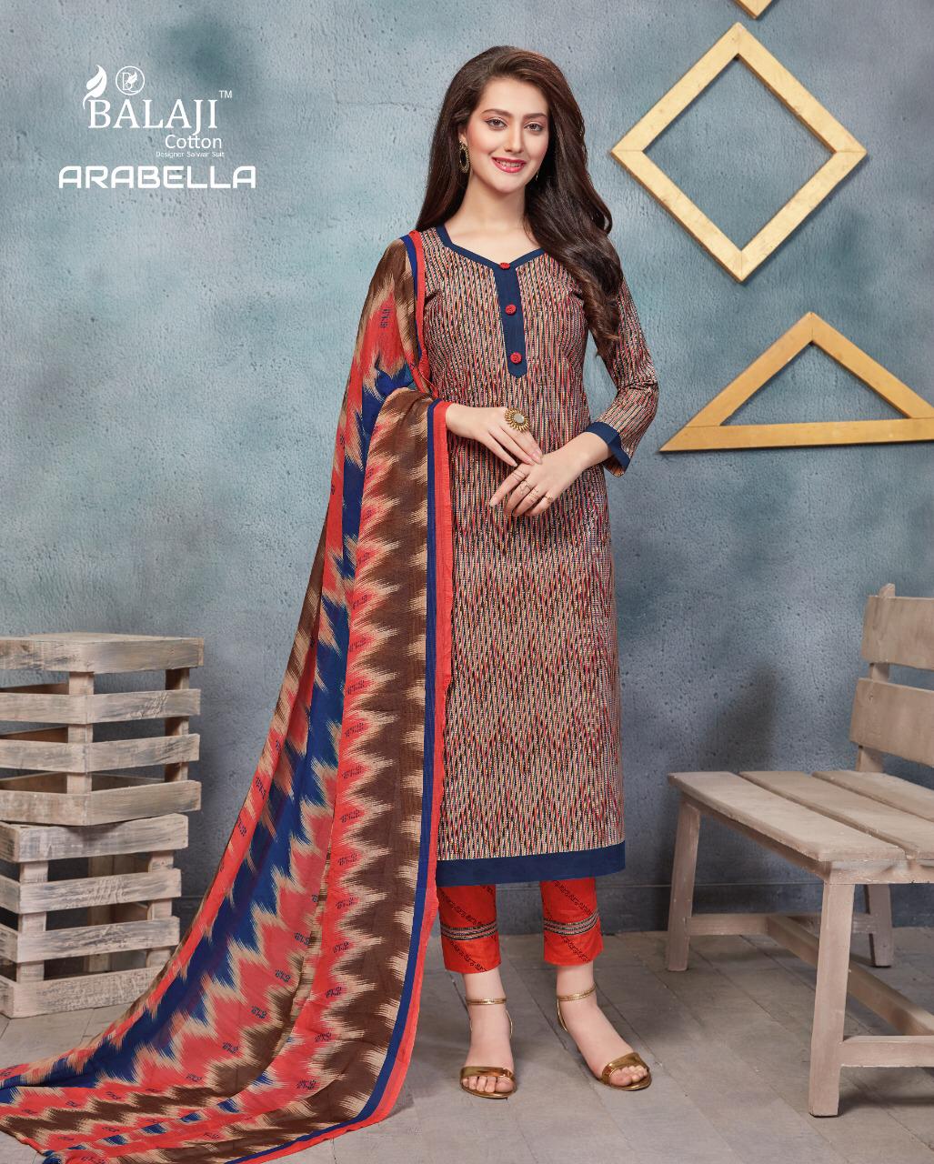 Arabella Vol 14 By Balaji Cotton Dress Materials Catalogue