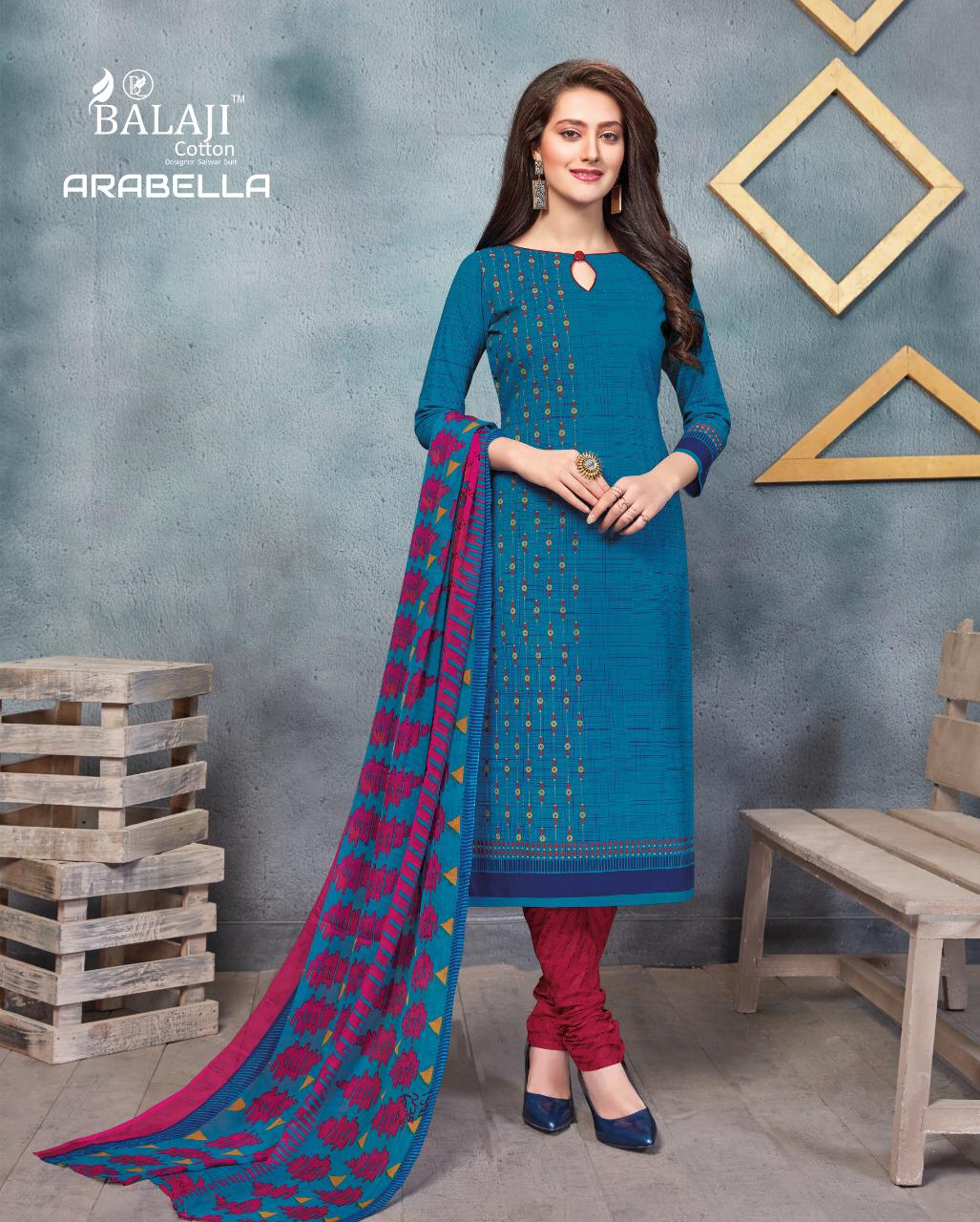 Arabella Vol 14 By Balaji Cotton Dress Materials Catalogue