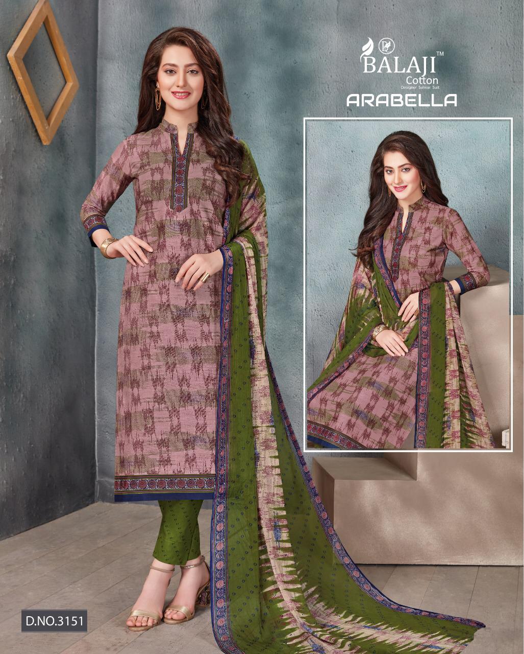 Arabella Vol 14 By Balaji Cotton Dress Materials Catalogue