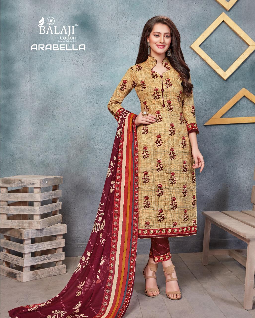 Arabella Vol 14 By Balaji Cotton Dress Materials Catalogue