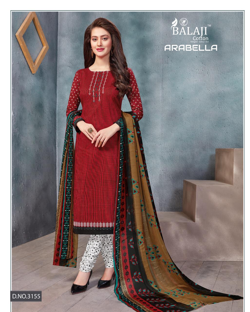 Arabella Vol 14 By Balaji Cotton Dress Materials Catalogue
