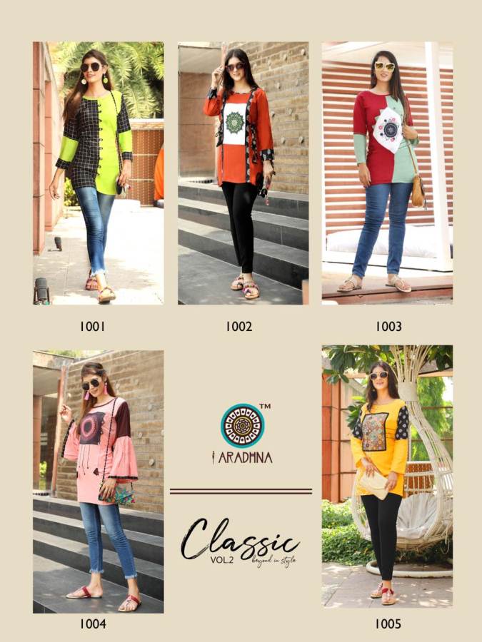 Classic Vol 2 By Aradhna Fashion Western Top Catalogue