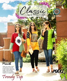 Classic Vol 2 By Aradhna Fashion Western Top Catalogue