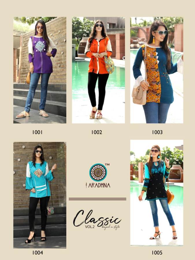 Classic Vol 2 By Aradhna Fashion Western Top Catalogue