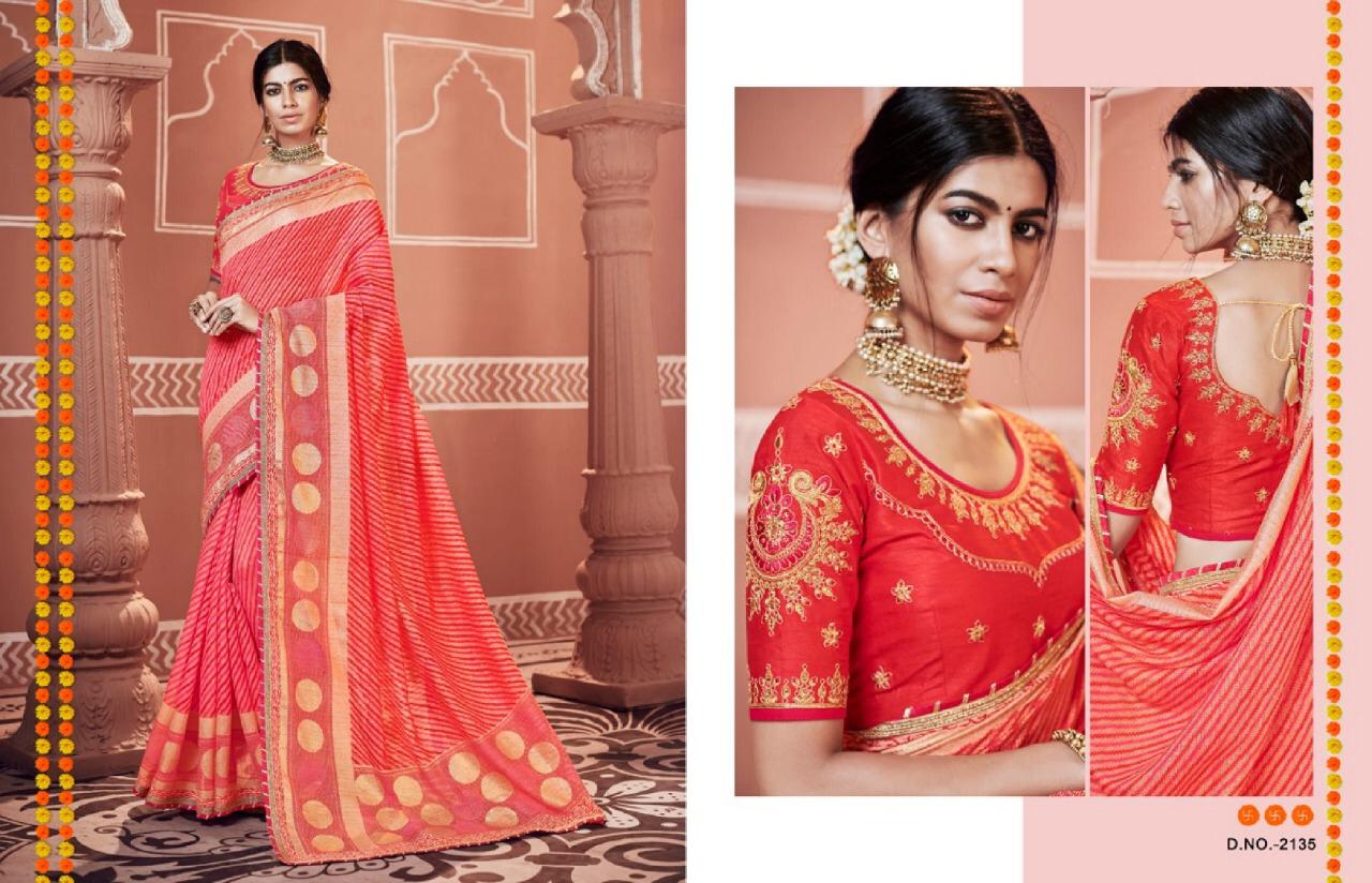 Bandhej Vol 10 By Kessi Fashion Designer Wedding Sarees Catalogue