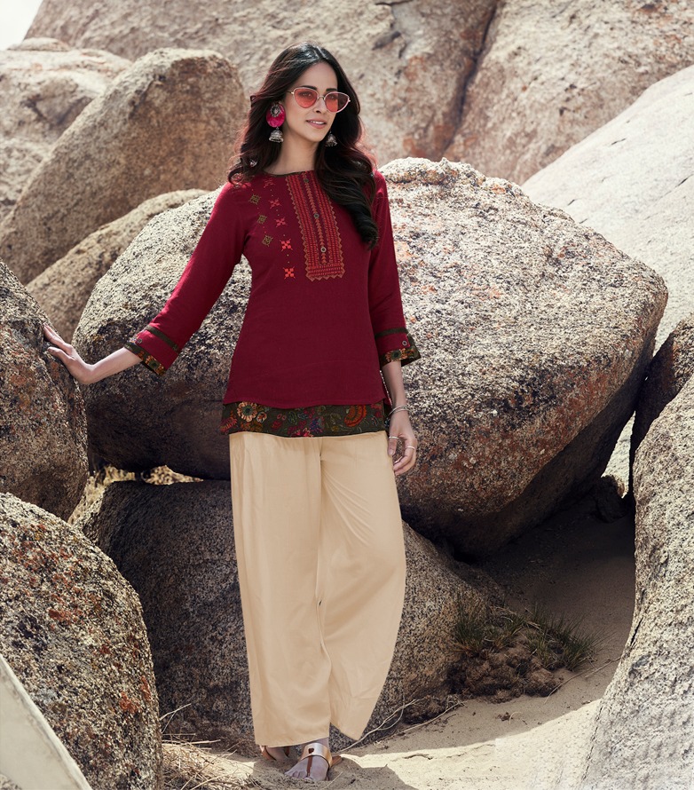 Brunch Vol 2 By Kessi Fashion Western Rayon Top Catalogue
