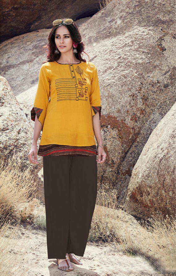 Brunch Vol 2 By Kessi Fashion Western Rayon Top Catalogue