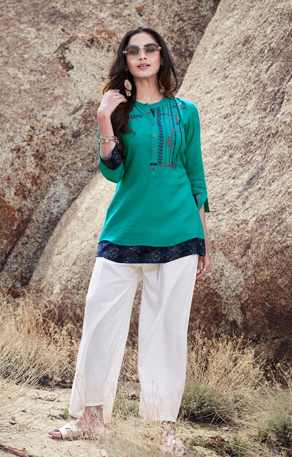 Brunch Vol 2 By Kessi Fashion Western Rayon Top Catalogue