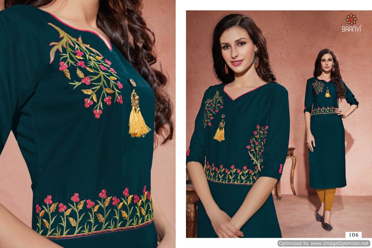 Hazel Baanvi  Designer Kurti Catalogue