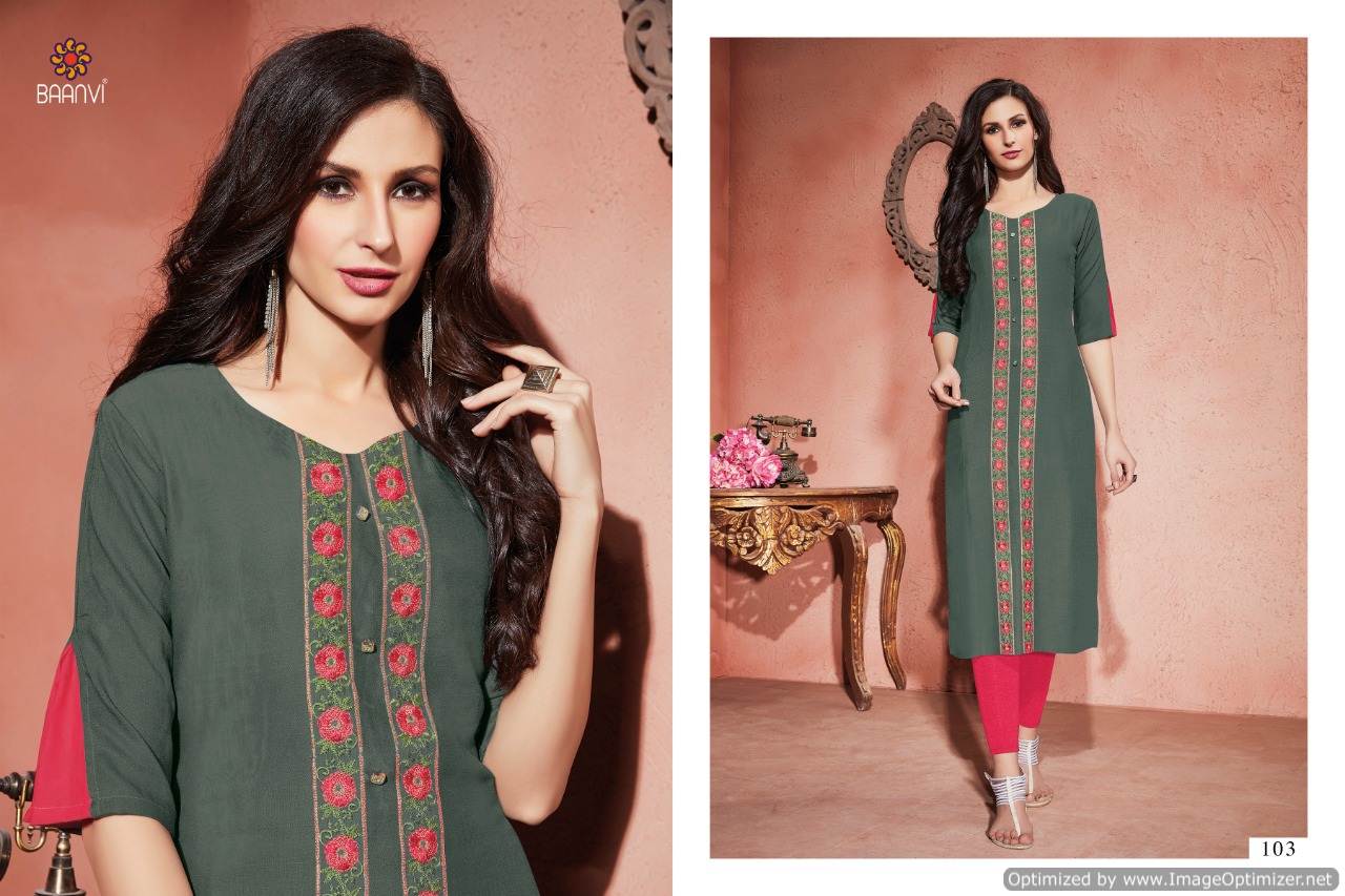 Hazel Baanvi  Designer Kurti Catalogue