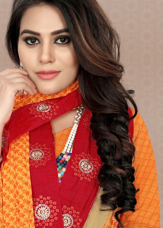 Custard Apple Printed Sarees Catalogue
