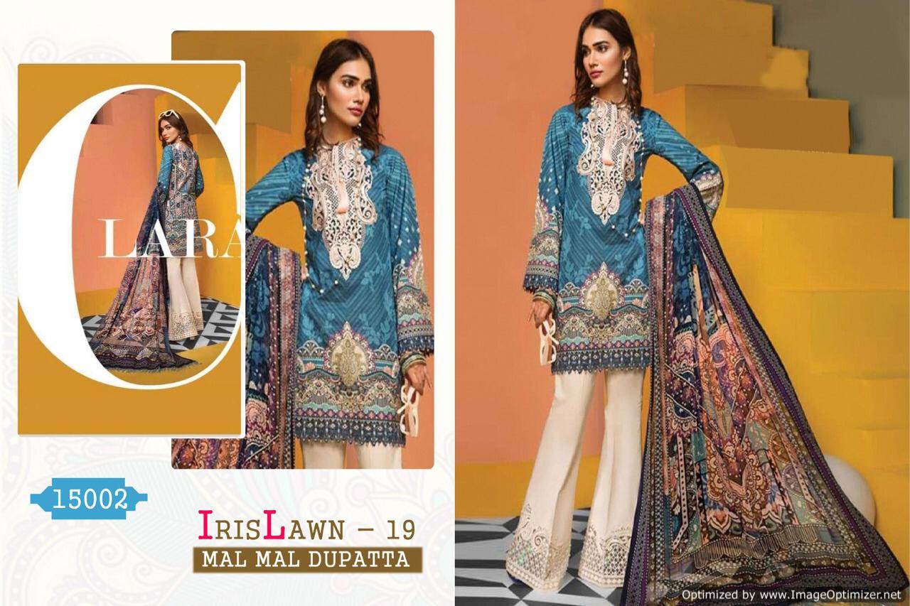 Iris Lawn 19 Cyra Fashion Designer Pakistani Salwar Suit Catalogue