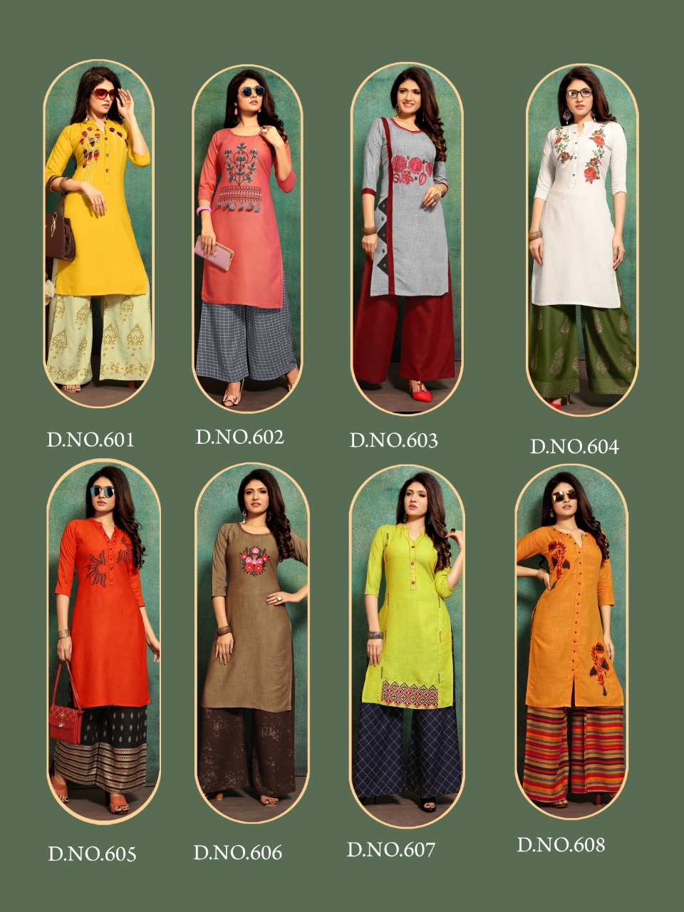 Plazzo House Vol 6 By Fashion Talk Party Wear Kurti Palazzo Catalogue