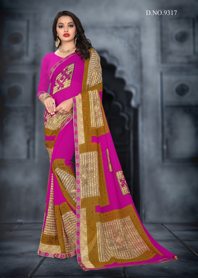 G Mail 75 Kodas Printed Sarees Catalogue