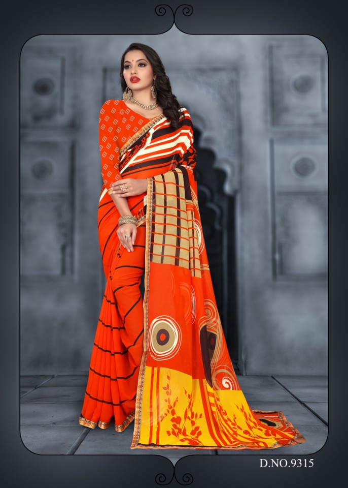 G Mail 75 Kodas Printed Sarees Catalogue