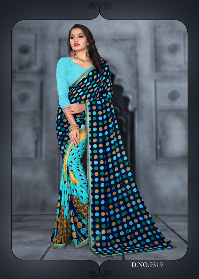 G Mail 75 Kodas Printed Sarees Catalogue