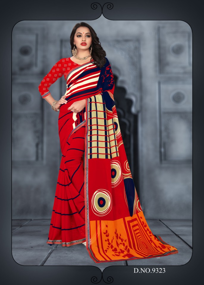 G Mail 75 Kodas Printed Sarees Catalogue