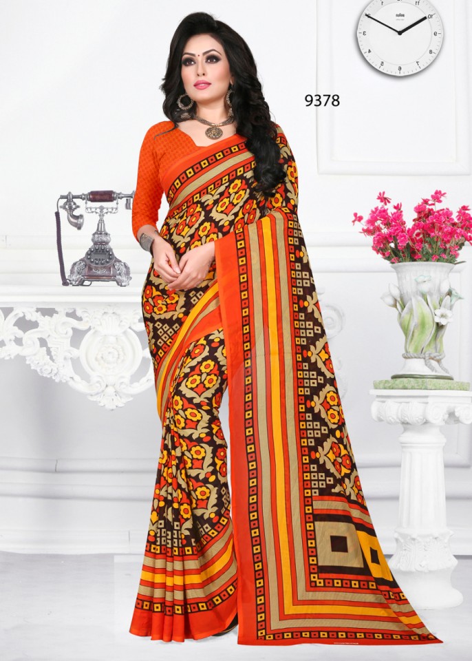 Garma Garma Vol 37 By Kodas Group Causal Wear Sarees Catalogue