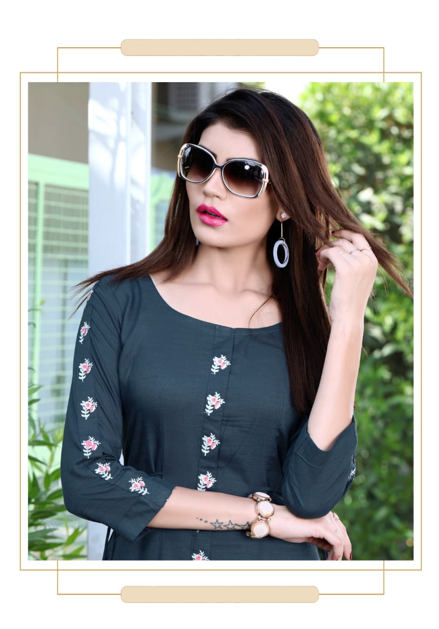 Heer  Mittoo Plain Kurti Catalogue