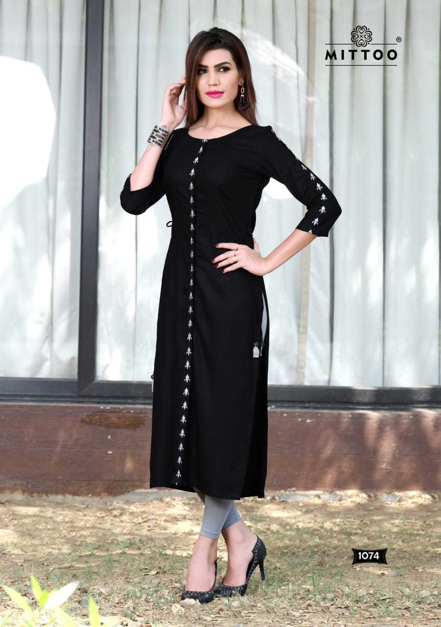 Heer  Mittoo Plain Kurti Catalogue