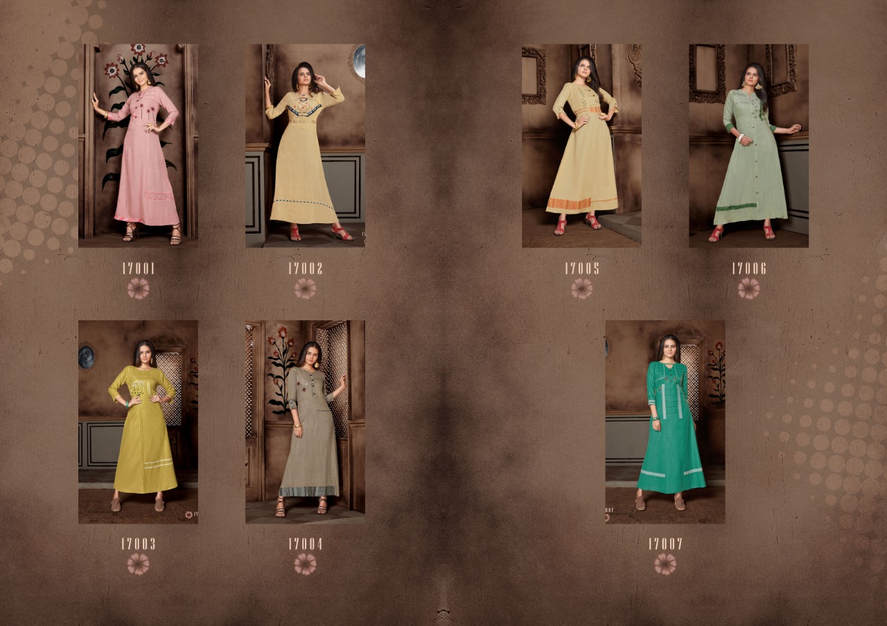 Amisa 2  A-line Kurtis Catalogue Art Ridh Brand