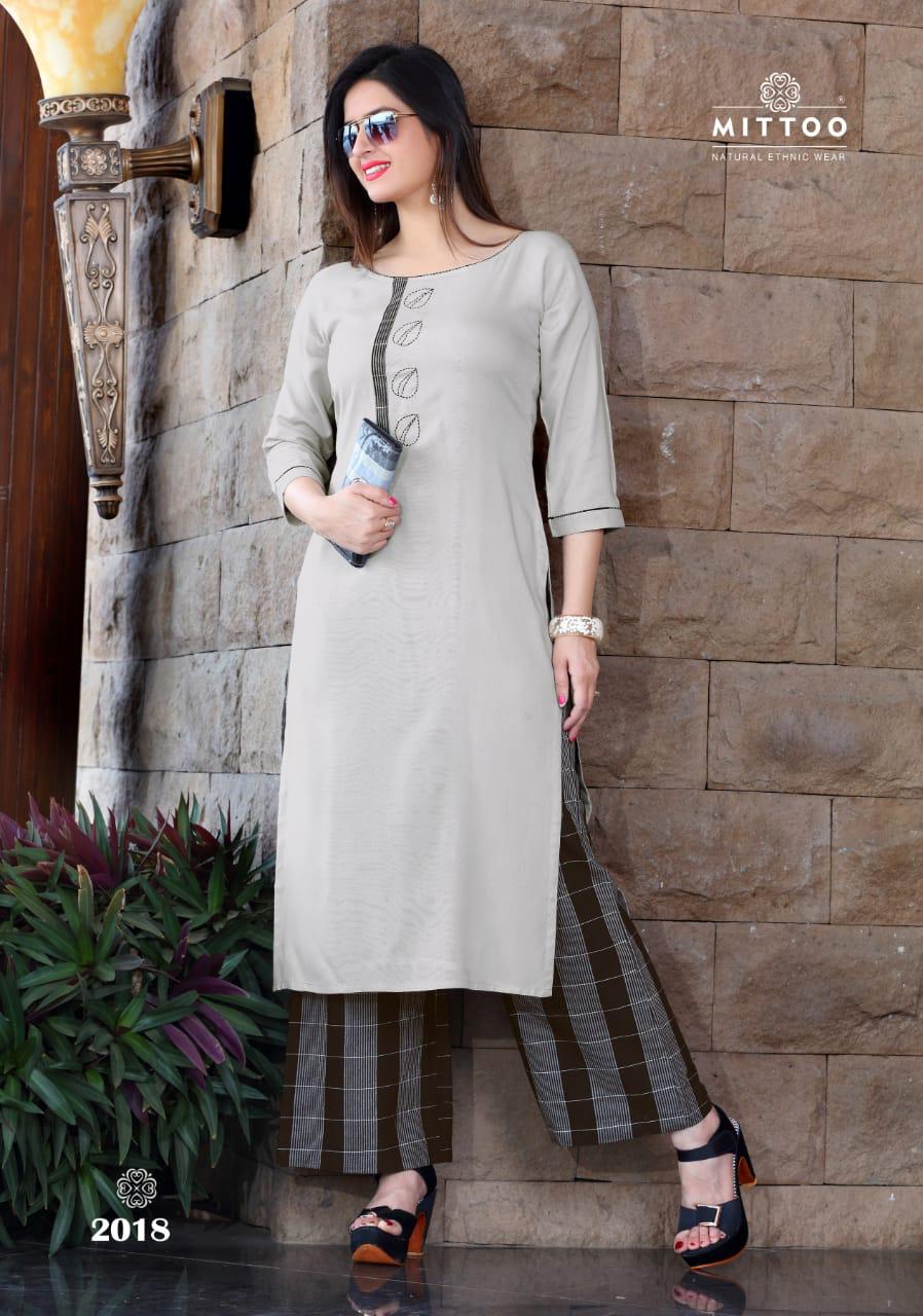 Mittoo Present S Panghat Nx Kurtis With Plazzo