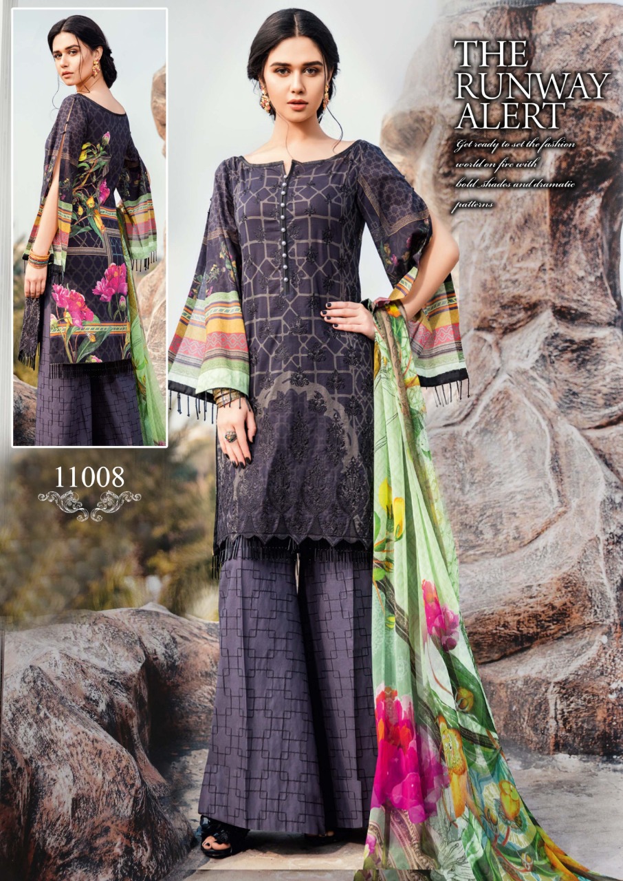 Iznik  Printed Cotton Dress Material Catalogue