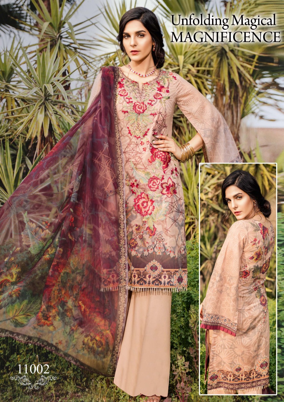 Iznik  Printed Cotton Dress Material Catalogue