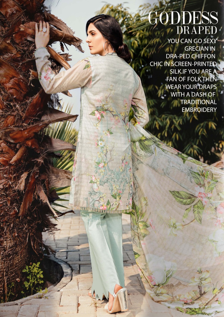Iznik  Printed Cotton Dress Material Catalogue