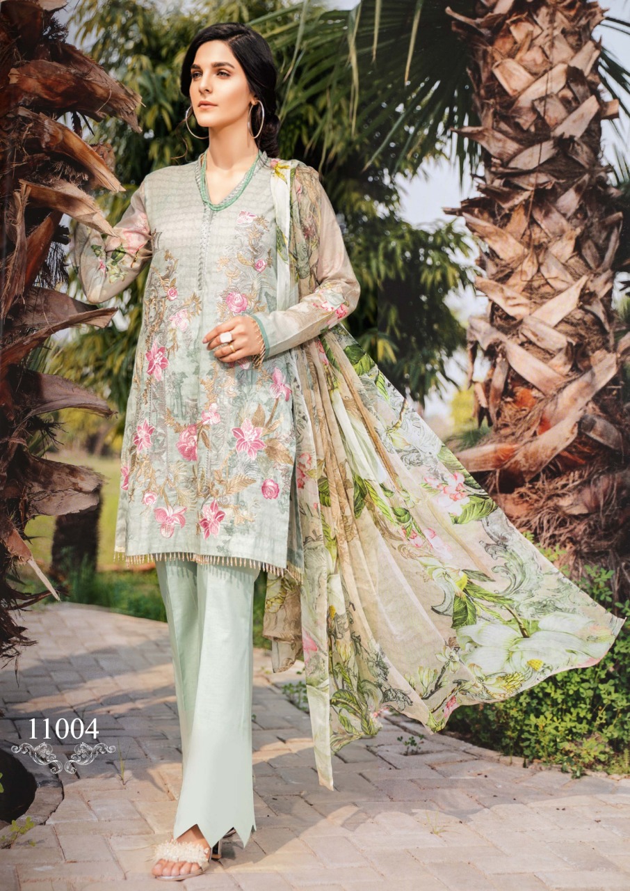 Iznik  Printed Cotton Dress Material Catalogue