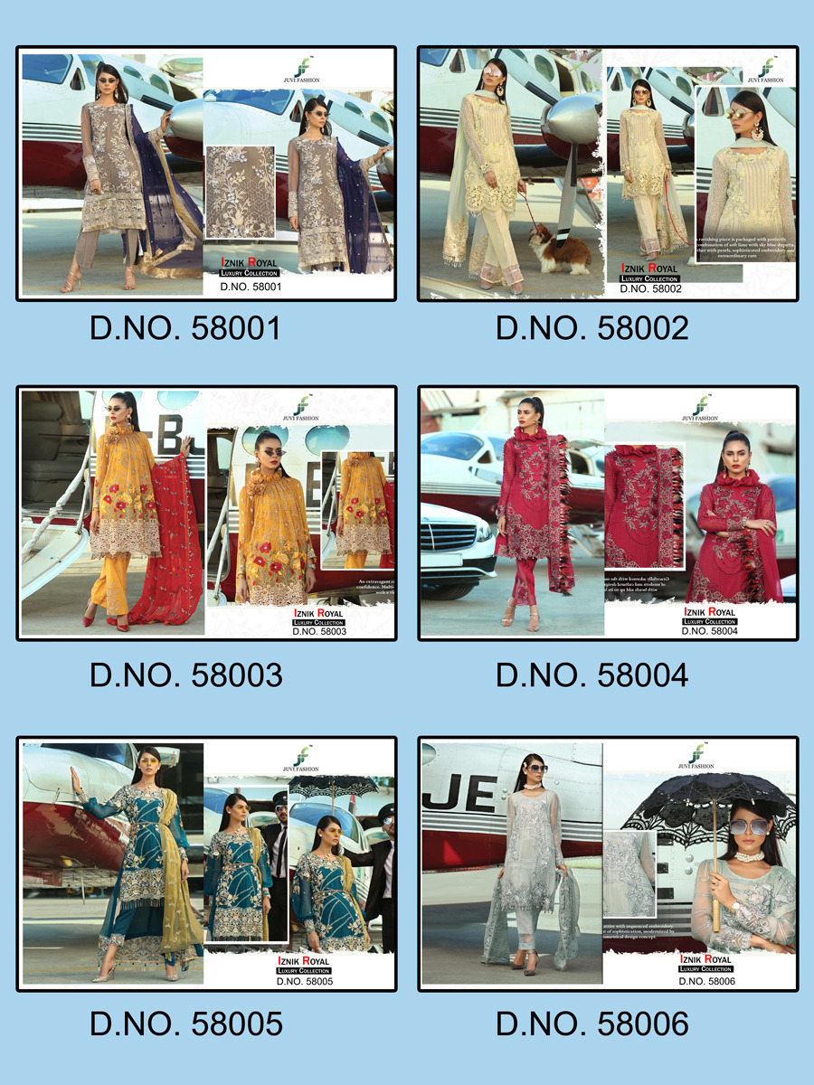 Iznik Royal Juvi  Pakistani Salwar Suit Catalogue