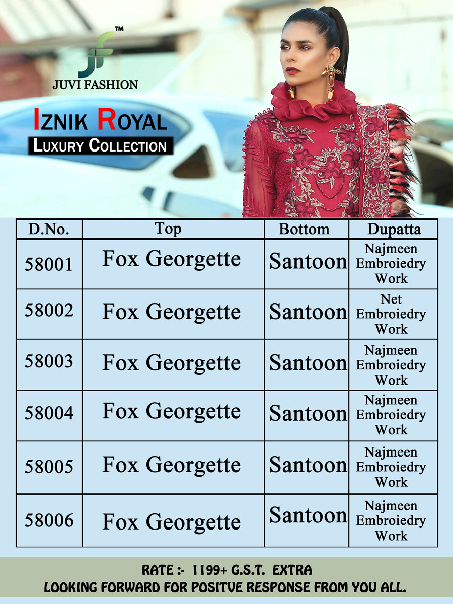 Iznik Royal Juvi  Pakistani Salwar Suit Catalogue